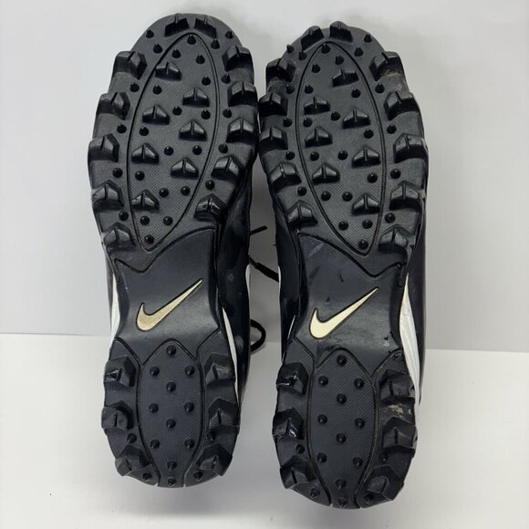 Nike Phylon Football Cleats 308384-011 Black Men’s Sz 10 Sports Outdoor Shoes - Picture 7 of 10